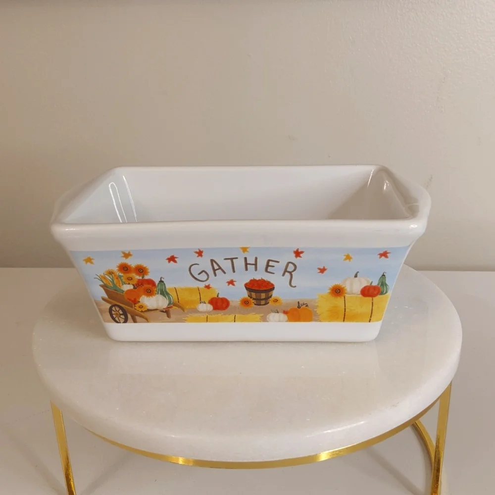 Royal Norfolk Ceramic Mini Loaf Dish, NWT